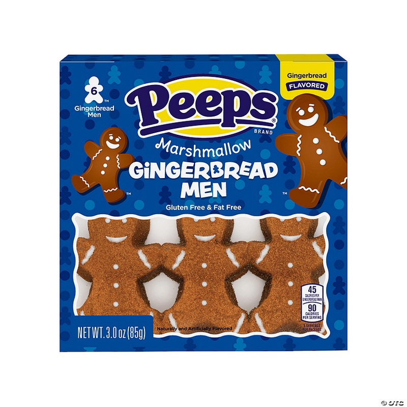 PEEPS Marshmallow Gingerbread Men – 6 Pc.