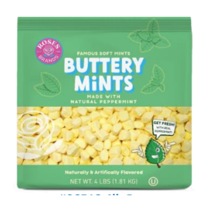 Roses Yellow Buttermints 4lb
