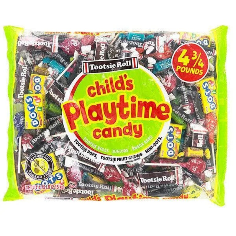 Tootsie Child’s Playtime Bulk Candy Assortment: 4.75LB Bag