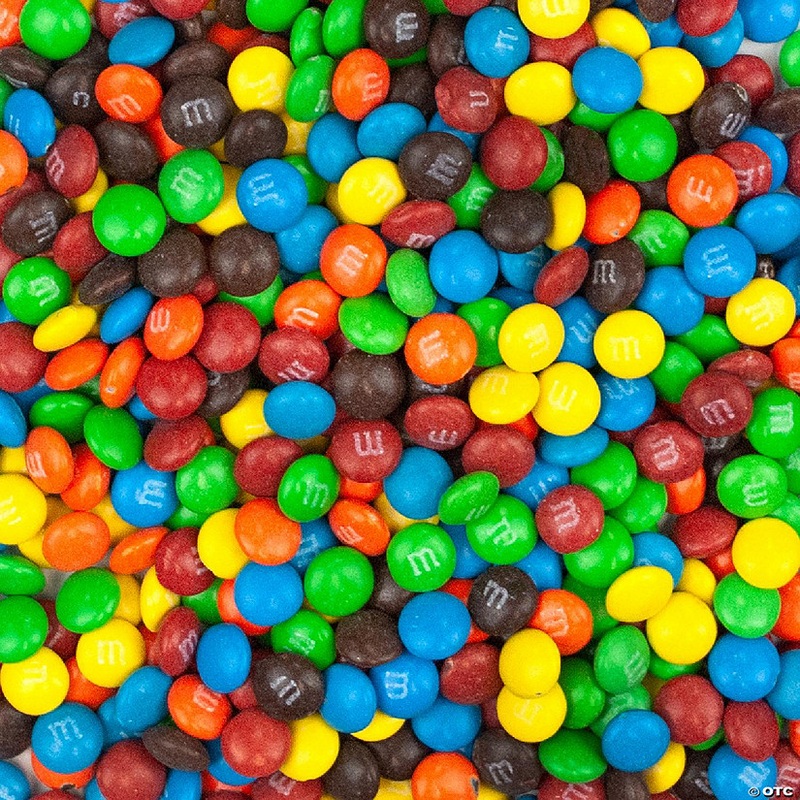 10 lb Bulk M&M’s Candy Milk Chocolate – Approximately 5,000 Pieces – (Blue, Green, Orange, Red & Yellow)