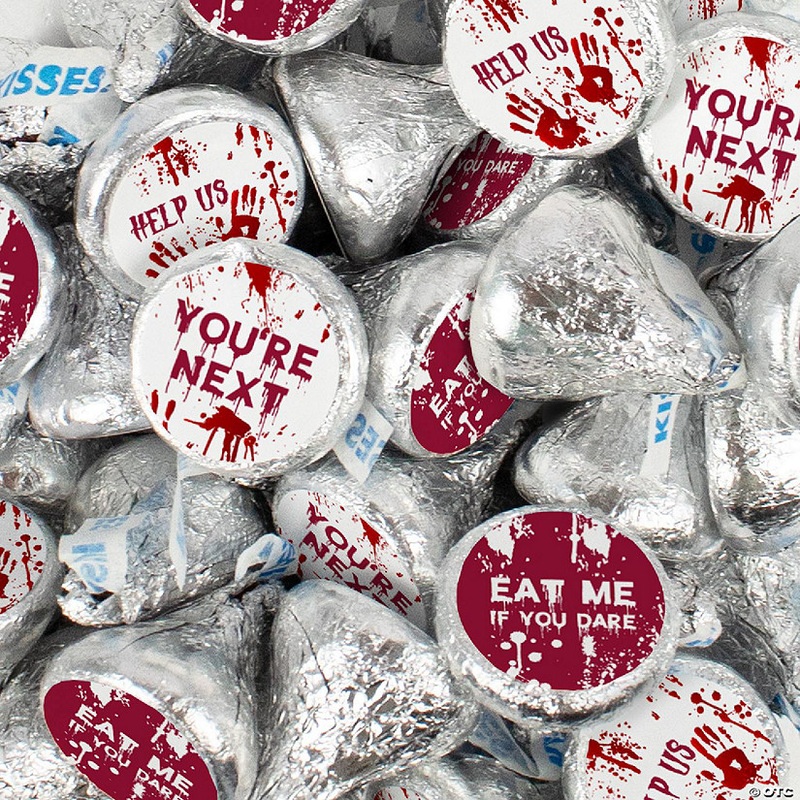 180 Pcs Halloween Party Candy Chocolate Hershey’s Kisses (2lb) – Bloody