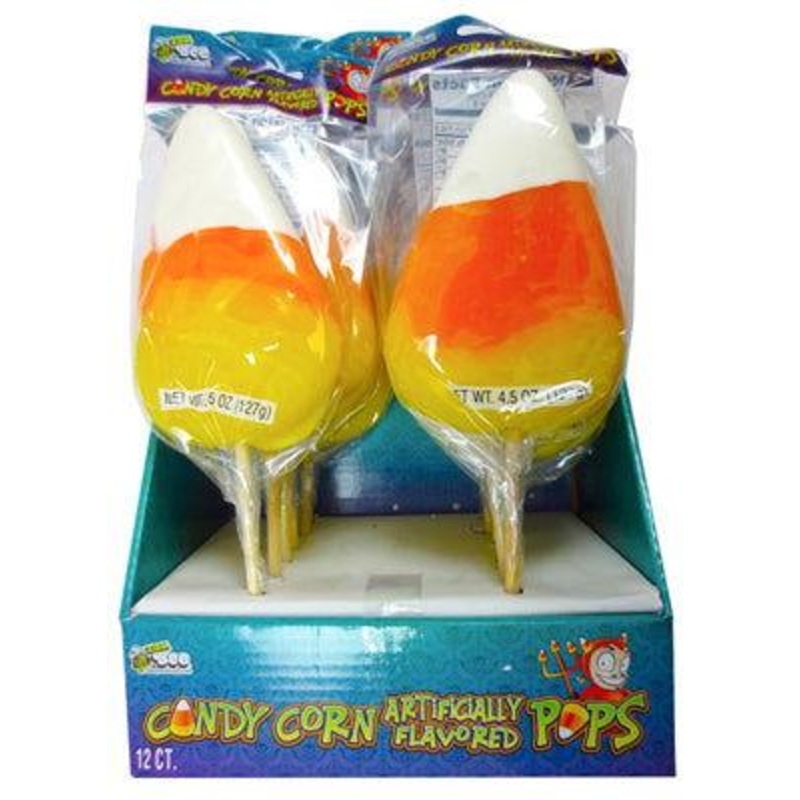 Candy Corn Lollipops