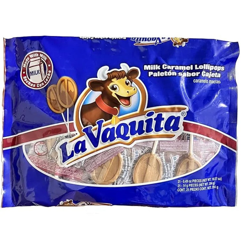 Canel’s La Vaquita Milk Caramel Lollipops: 21-Piece Bag