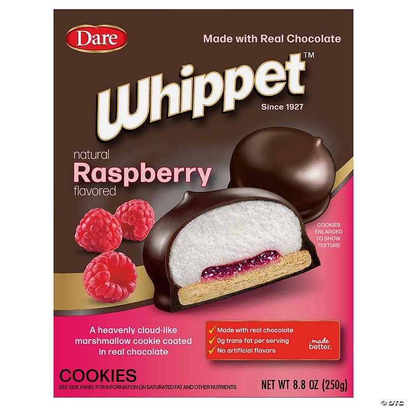 Dare Whippet Pure Chocolate – Raspberry 8.8 oz (Pack of 12)