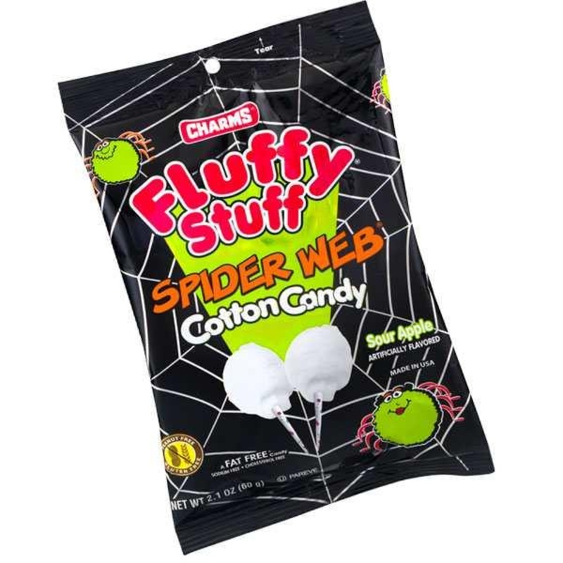 Fluffy Stuff Spider Web Cotton Candy Bags