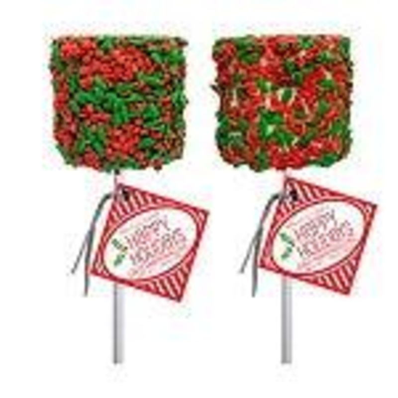 Giant Marshmallow Holiday Lollipops