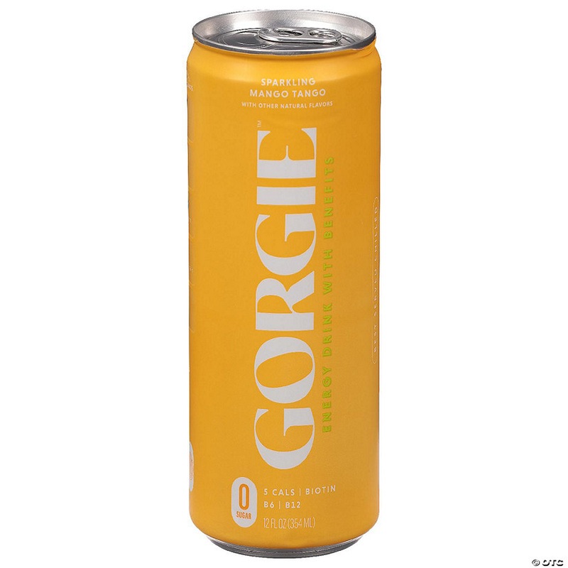 Gorgie Beverage Energy Sparkling Mango Tango 12 fl oz (Pack of 12)
