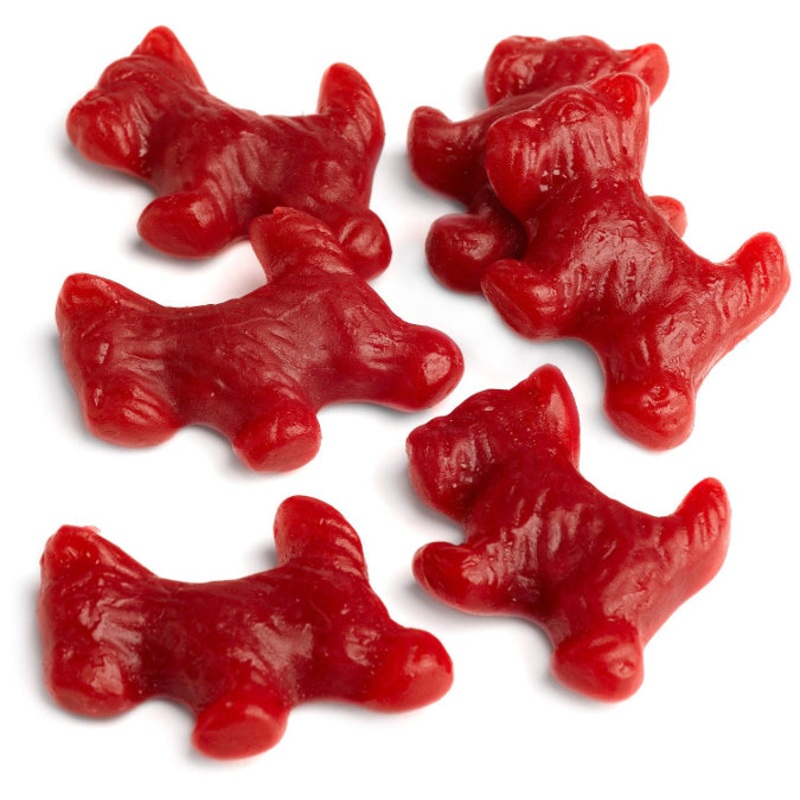 Jelly Belly Scottie Dogs Red Licorice 10lb