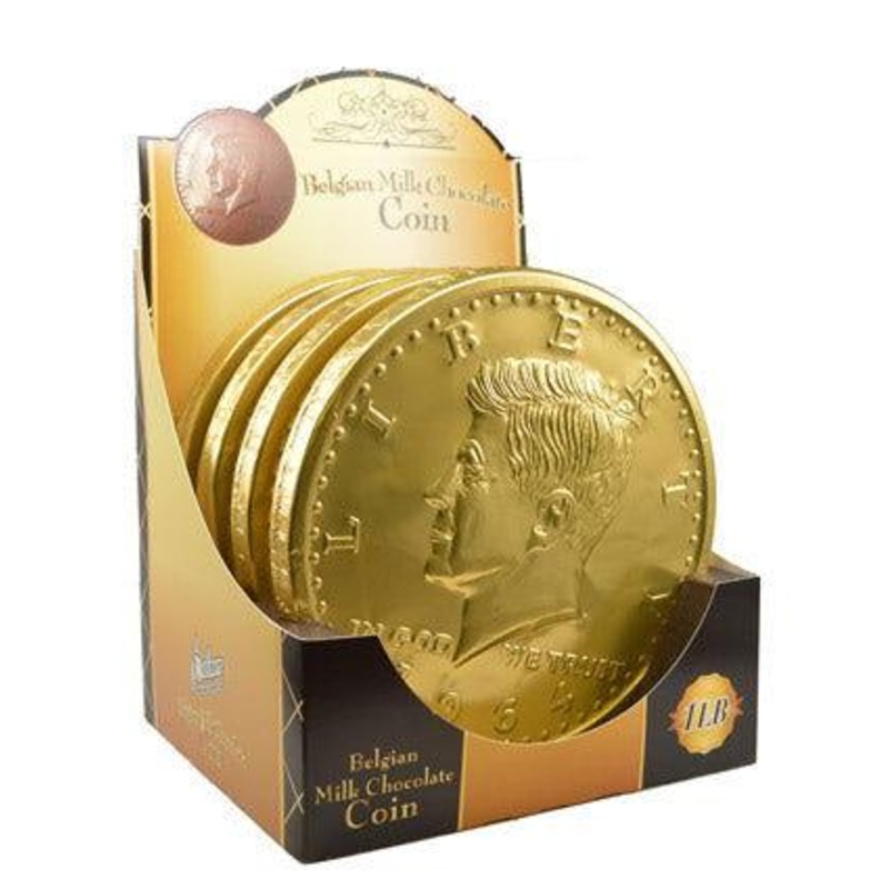 Mega Coin made with Belgian Milk Chocolate