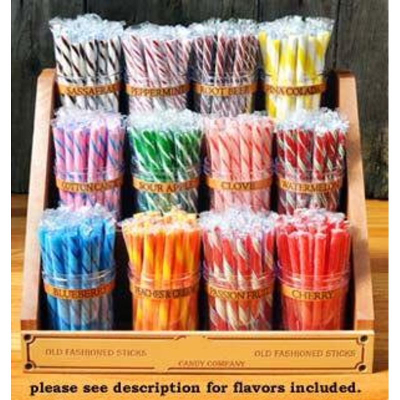 Old Fashioned Candy Sticks Jar and Rack Ultimate Starter Kit