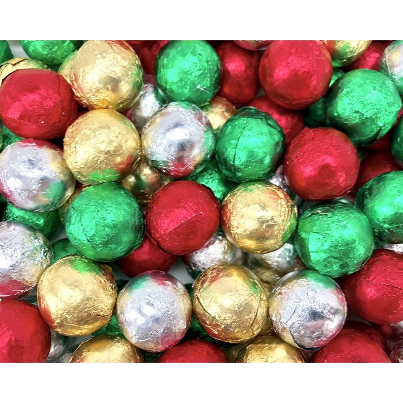 Premium Wrapped Chocolate Balls Holiday Mix