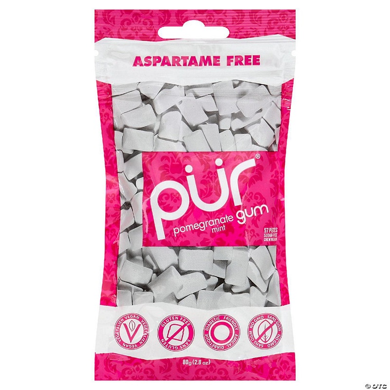 Pur Gum Pomegranate Mint 2.72 oz (Pack Of 12)