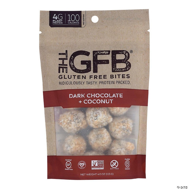 The Gluten Freeb Bites – Dark Chocolate Coconut – Case of 6 – 4 oz