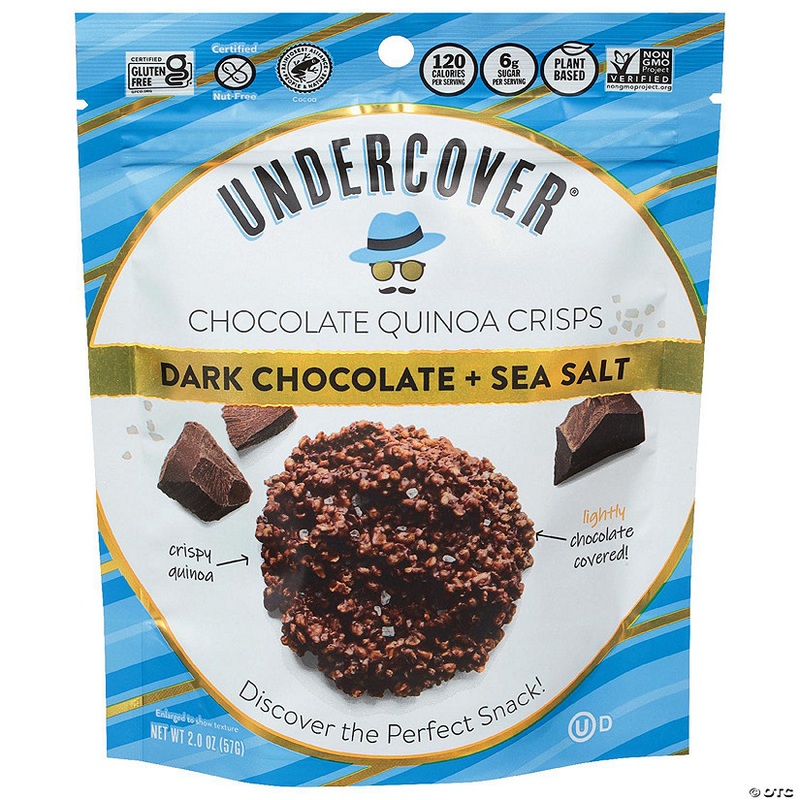 Undercover Quinoa Bites Quinoa Dark Chocolate Sea Salt 2 oz (Pack of 12)