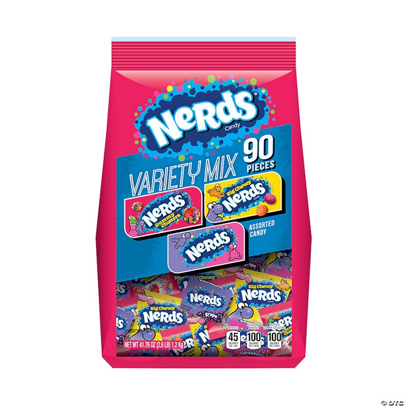 41.76 oz. Nerds Gummy, Chewy & Classic Candy Variety Mix – 90 Pc.