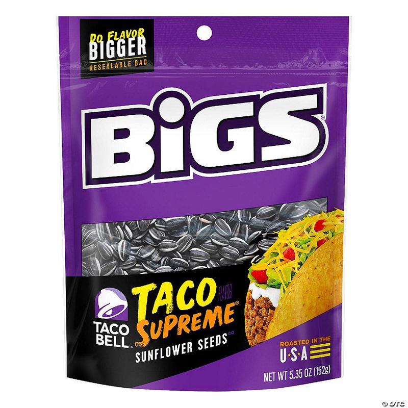 Bigs Seeds Sunflower Taco Bell 5.35 oz (Pack of 8)