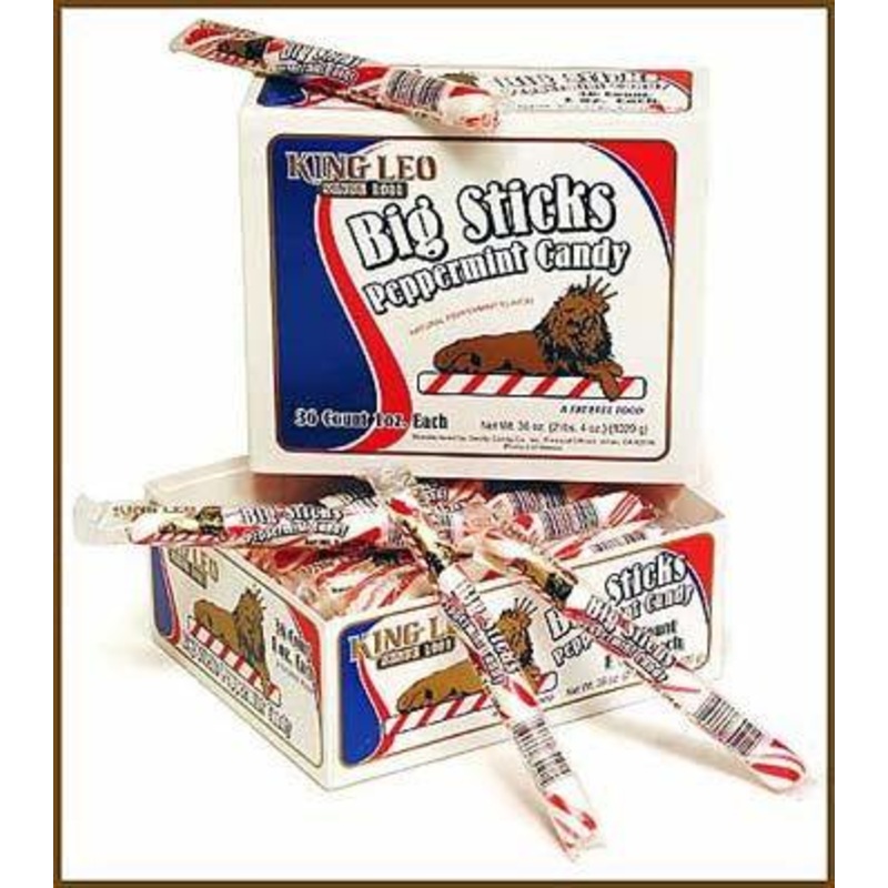 Candy Canes Big Sticks Peppermint Candy