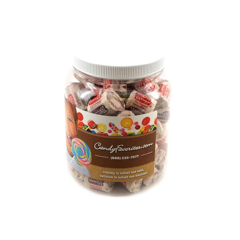 Chocolate Necco Wafer Retro Jar