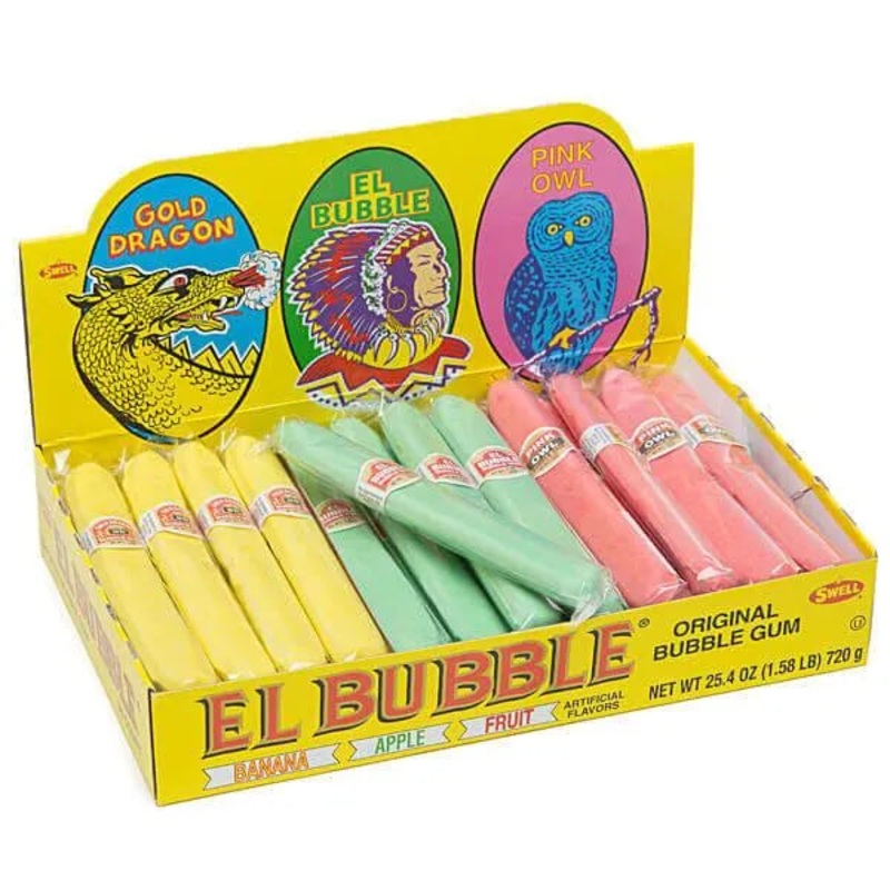 El Bubble Bubble Gum Cigars – Version I: 36-Piece Box