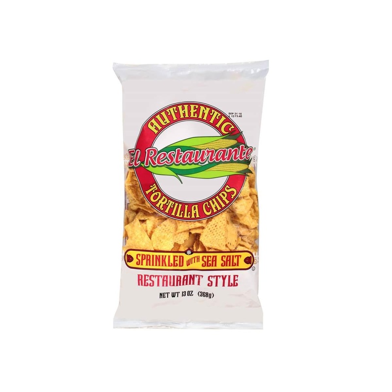 El Restaurante Sprinkled with Sea Salt Authentic Triangle Tortilla Chips