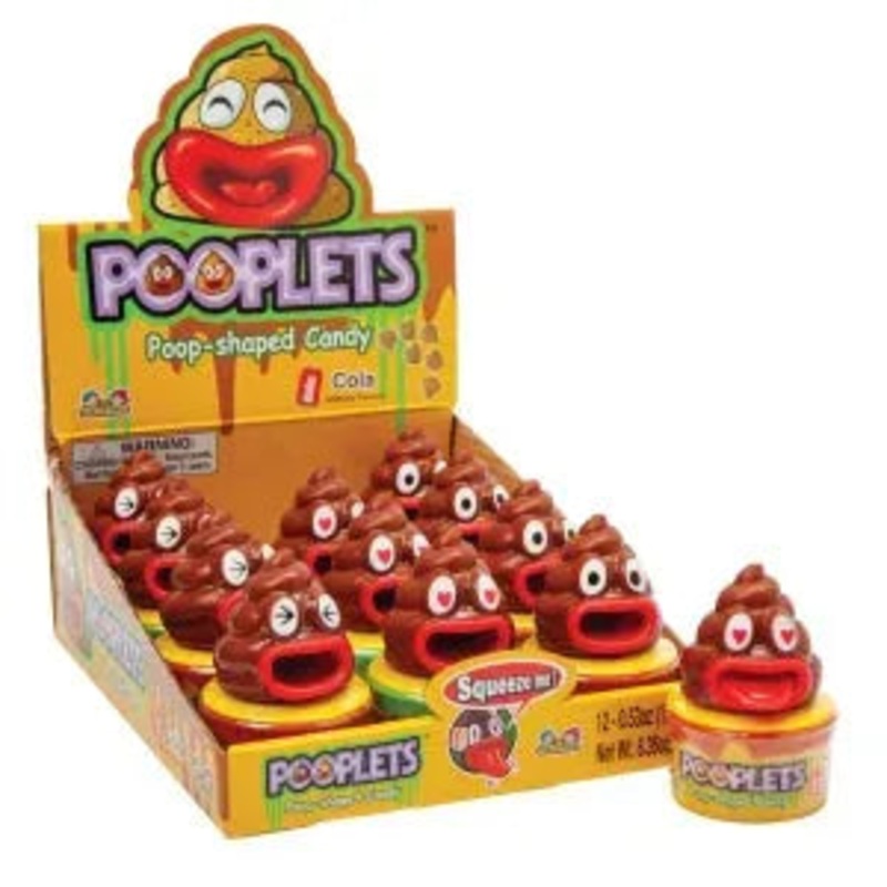 Pooplets Poop Emoji Candy Dispensers: 12-Piece Box
