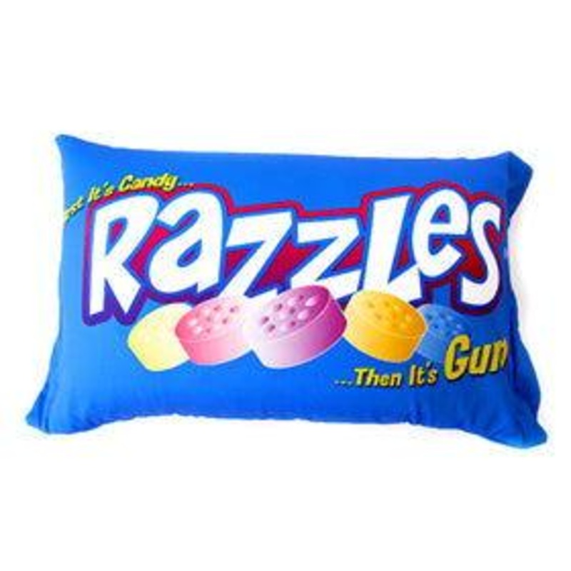 Razzles Squishy Neck Roll Pillow