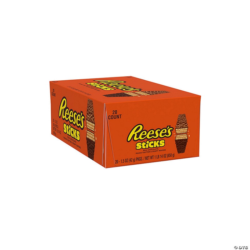 REESE’S STICKS Full Size Wafer Bar, 1.5 oz, 20 Count