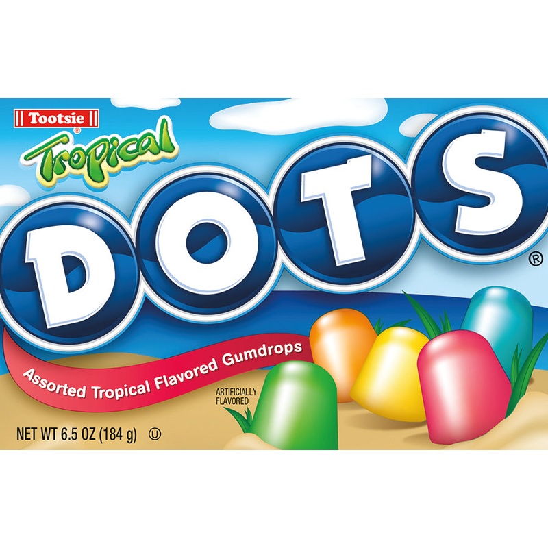 Tootie Tropical Dots 6.5oz 12ct
