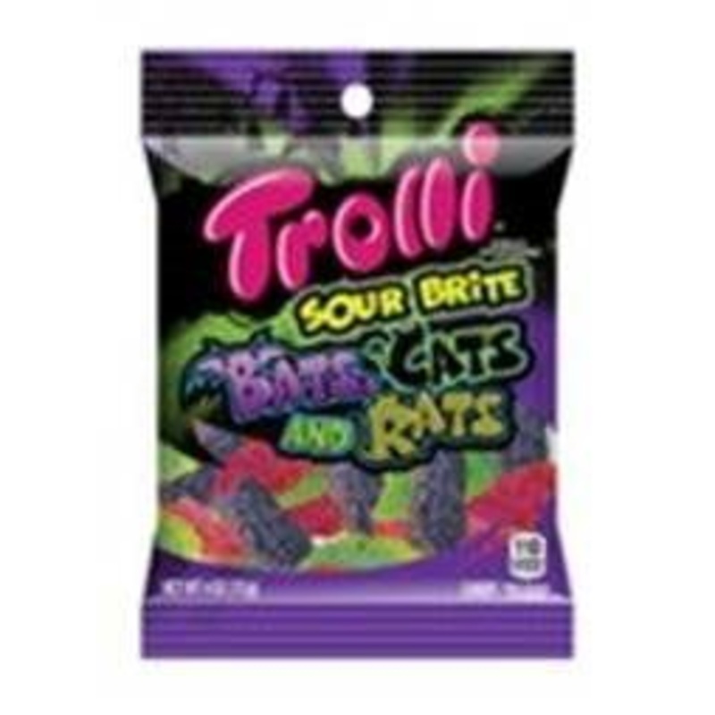 Trolli Sour Brite Bats, Cats and Rats