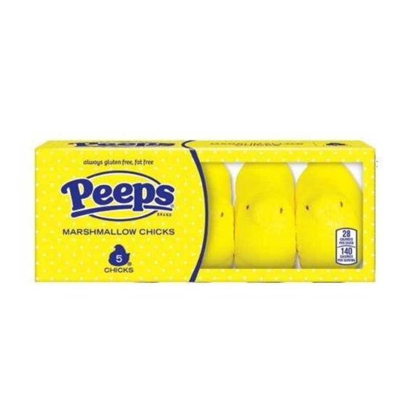 Yellow Peeps Marshmallow Chicks 5 Packs