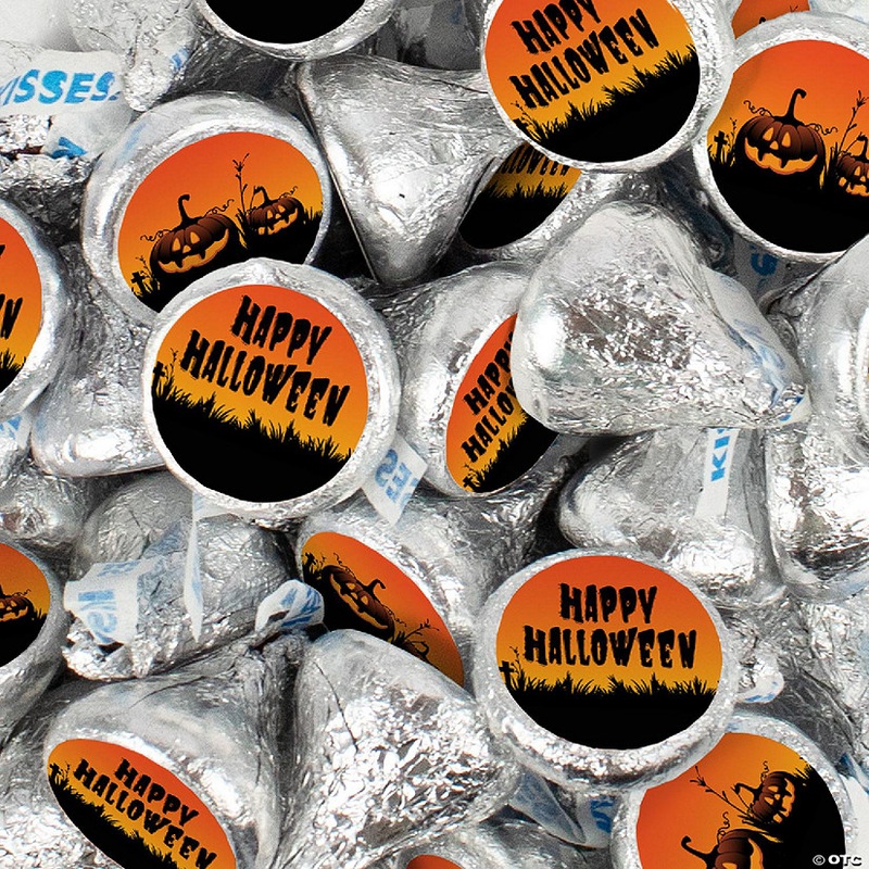 270 Pcs Halloween Party Candy Chocolate Hershey’s Kisses (3lb) – Pumpkins