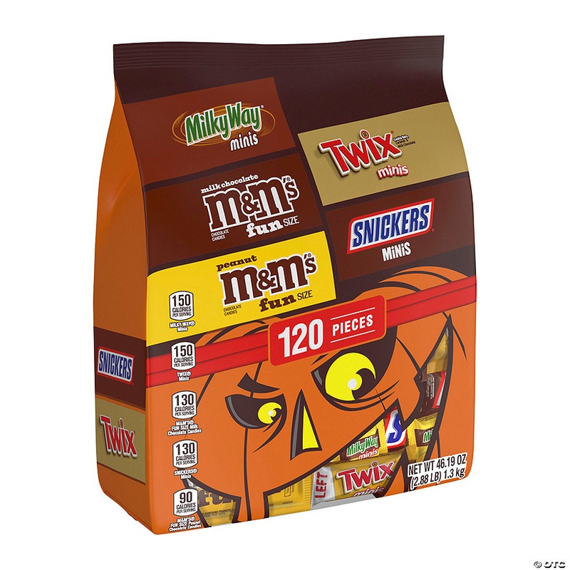 46.19 oz. Mars Halloween Chocolate Kid Favorites Variety Pack – 120 Pc.