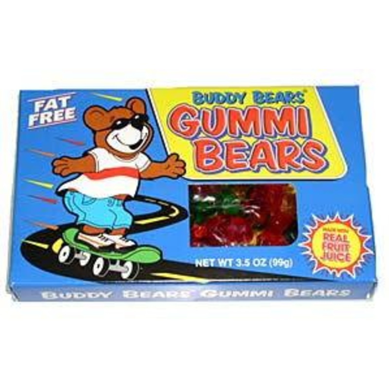 Buddy Bear Gummi Bears – Theater Sized Concession Candy