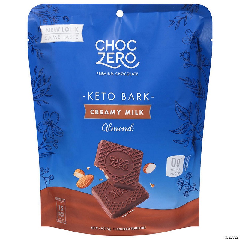 Choczero Bark Milk Chocolate Almond 6 oz (Pack Of 12)