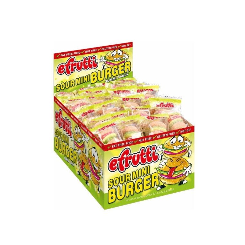eFrutti Mini Sour Gummi Hamburger