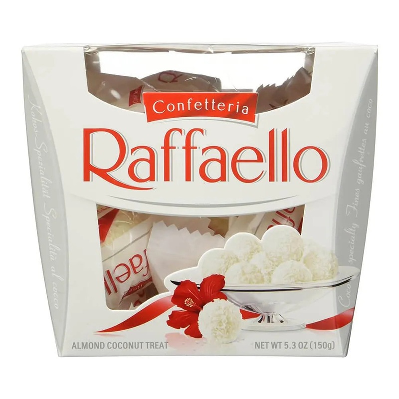 Ferrero Raffaello Coconut Almond Candy Gift Box: 6-Piece Case