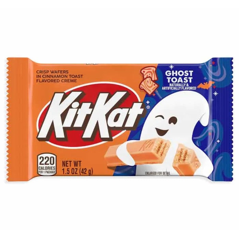 Halloween Kit Kat Ghost Toast Candy Bars: 24-Piece Box