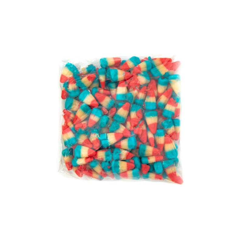 Hand Packed Raspberry Lemonade Candy Corn 8 oz. Bags – 6 / Box