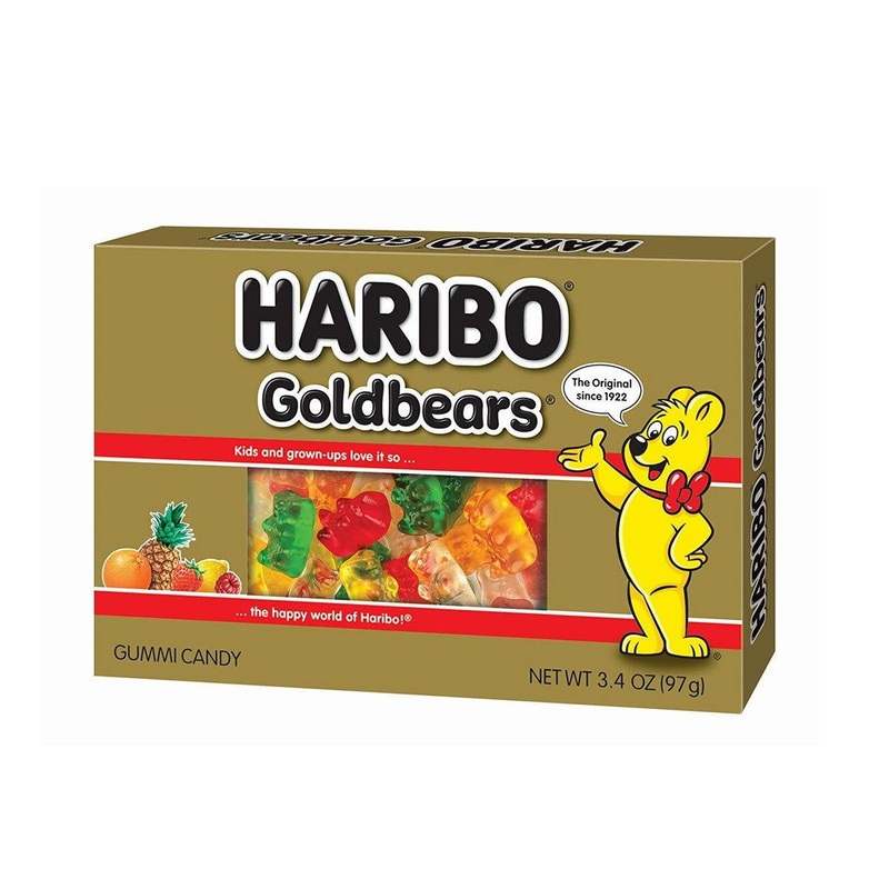 Haribo Gold-Bears Theater Size 3.4 oz. Boxes