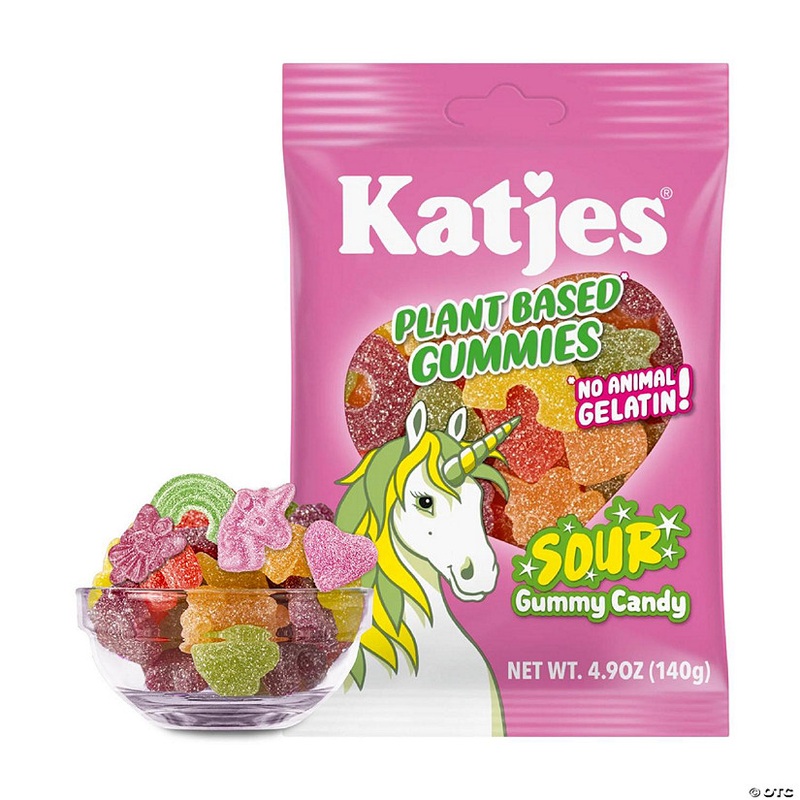 Katjes Gummies Sour 4.9 oz (Pack of 15)
