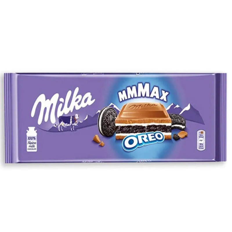 Milka Oreo Milk Chocolate Bars – Large: 12-Piece Box