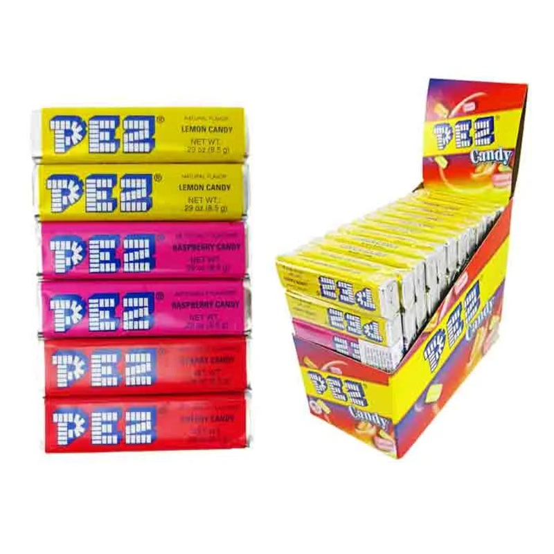 PEZ Fruity Candy Refills 6-Packs: 12-Piece Box