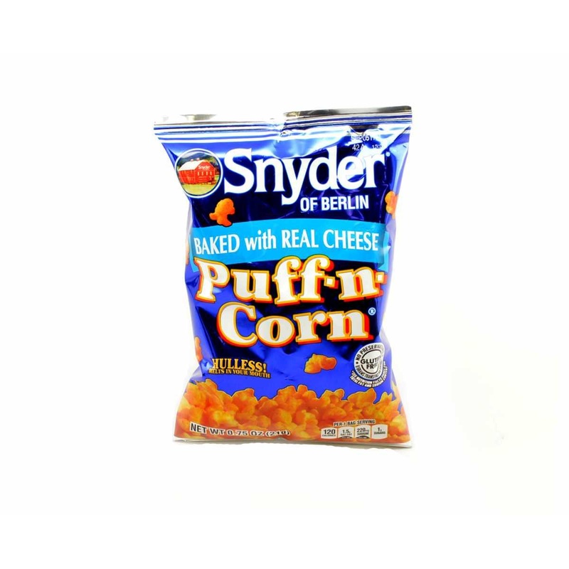 Snyder of Berlin Puff-n-Corn Cheese Popcorn .75 oz. Bag