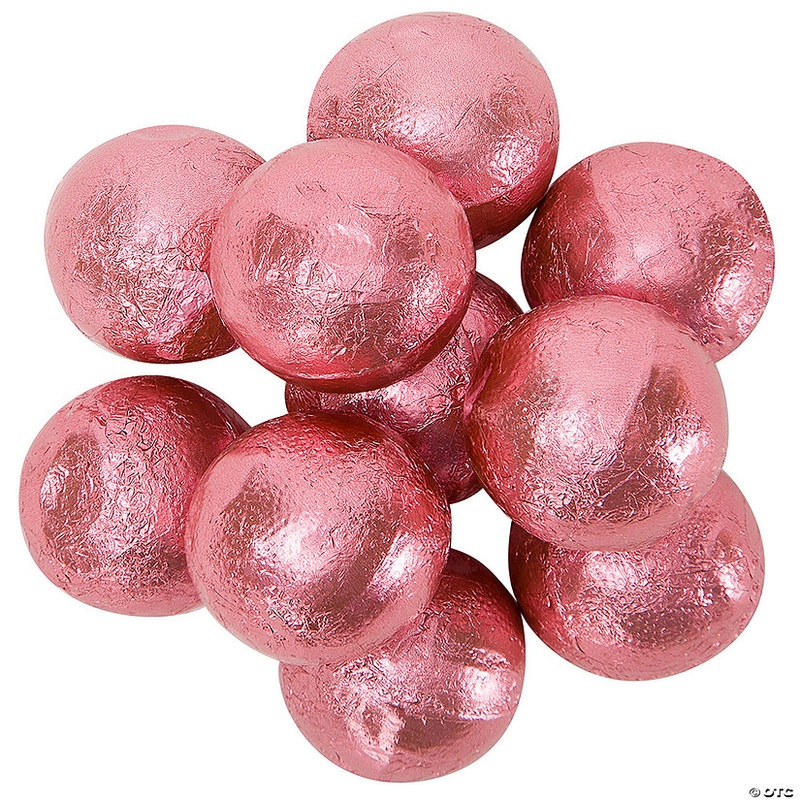 24 lbs. Palmer Double Chocolate Balls in Pink Wrapper – 888 Pc.