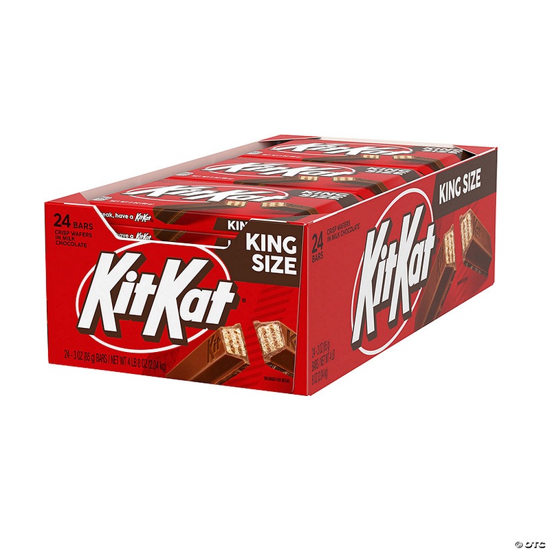 72 oz. Kit Kat King Size Chocolate Wafer Candy Bars – 24 Pc.