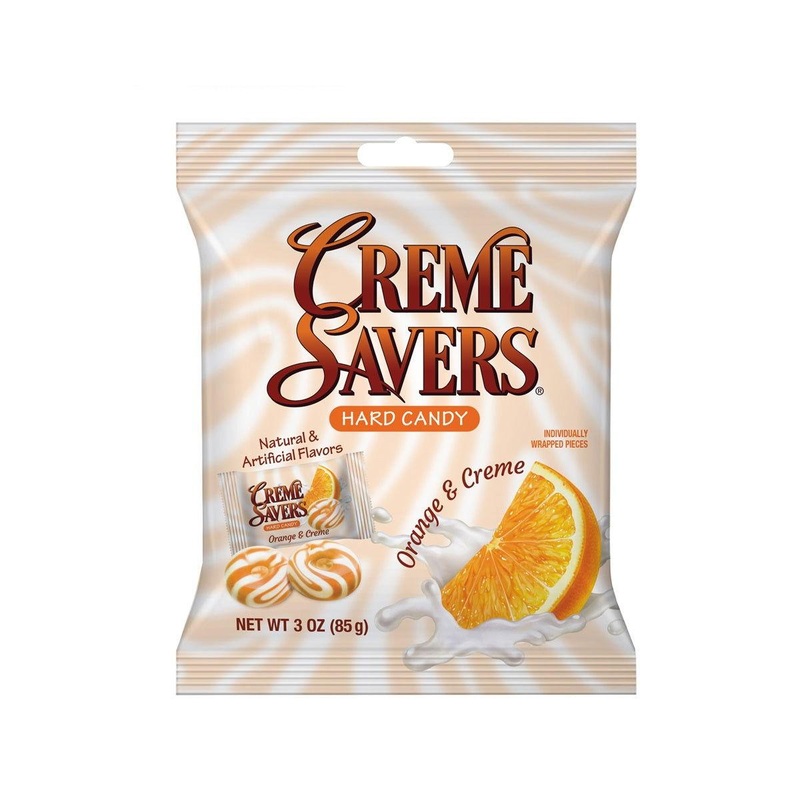 Creme Savers Orange & Creme Hard Candy 3 oz. Bags