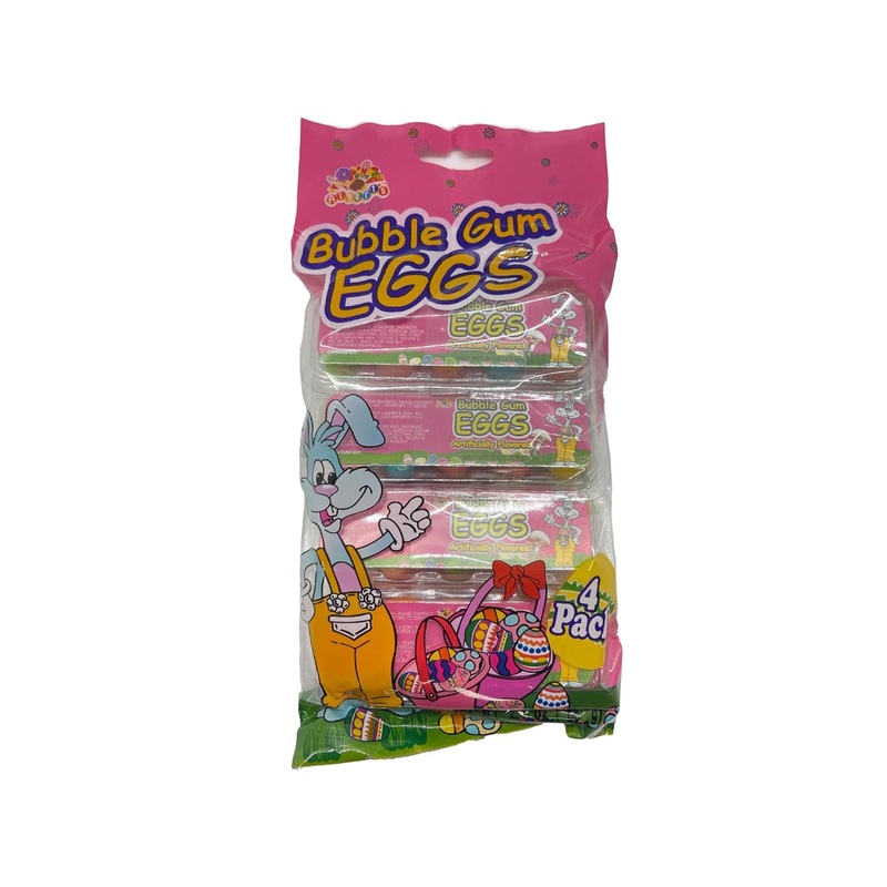 Easter Bubblegum 4 Pack Egg Tray