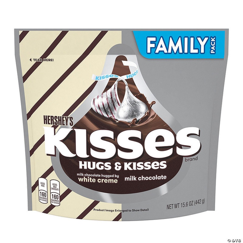 HERSHEY’S KISSES and HUGS Chocolate Candy Assortment, 15.6 oz, 3 Pack