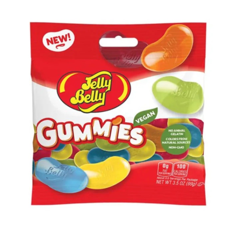 Jelly Belly Gummies Peg Bags: 12-Piece Case
