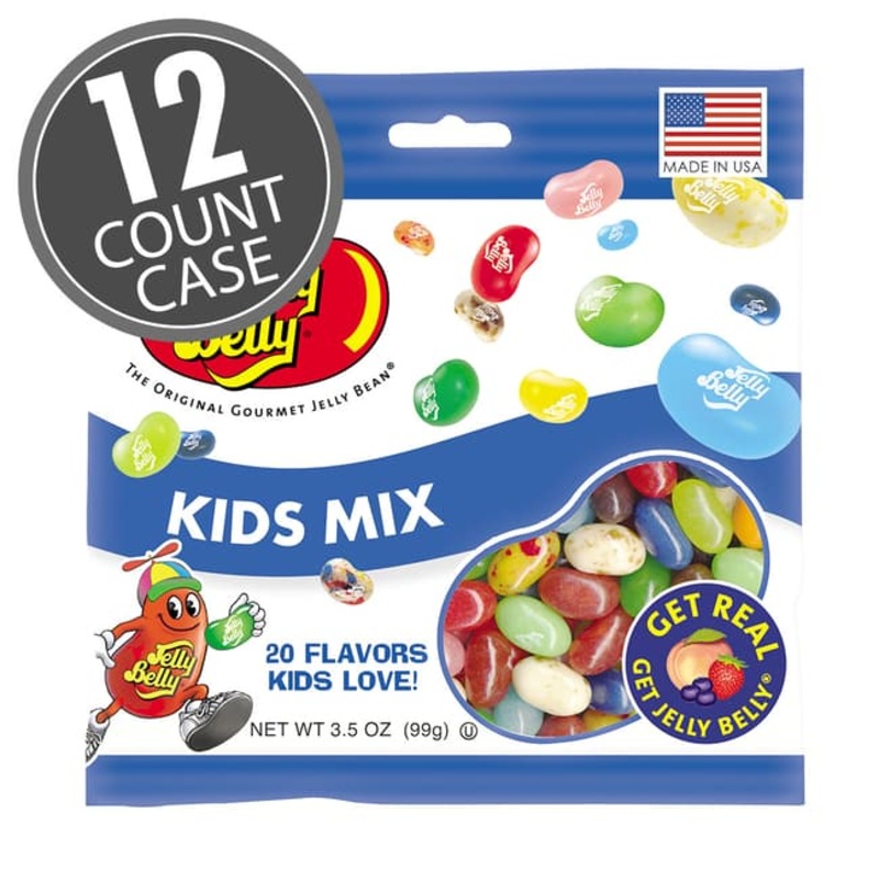 Jelly Belly Kids Mix 3.5oz bags 12ct case